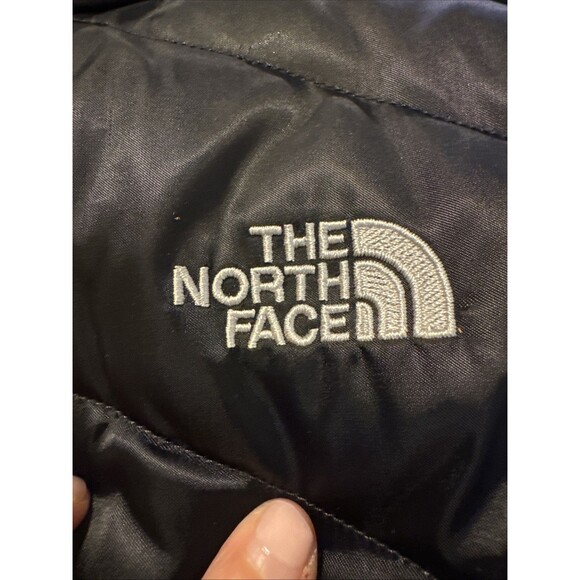 The North Face Down Full Zip Quilted Puffer Vest Jacket 550 Black Women’s Med - Picture 5 of 10